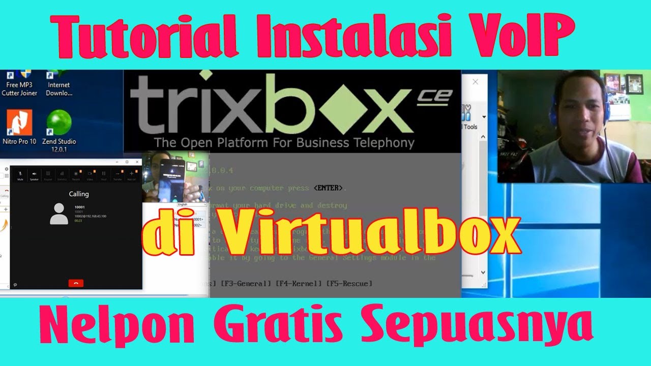 Tutorial Instalasi VoIP Menggunakan Trixbox di Virtualbox - YouTube
