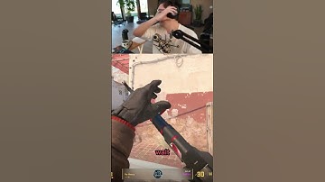 SHROUD encounterd a VALORANT Player in CS2 #shorts #shroud #csgo2