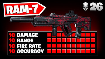the "NO RECOIL" RAM 7 in WARZONE! BEST RAM 7 CLASS SETUP! 26 KILL GAMEPLAY! (MODERN WARFARE WARZONE)