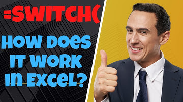 how to use =SWITCH function in excel?