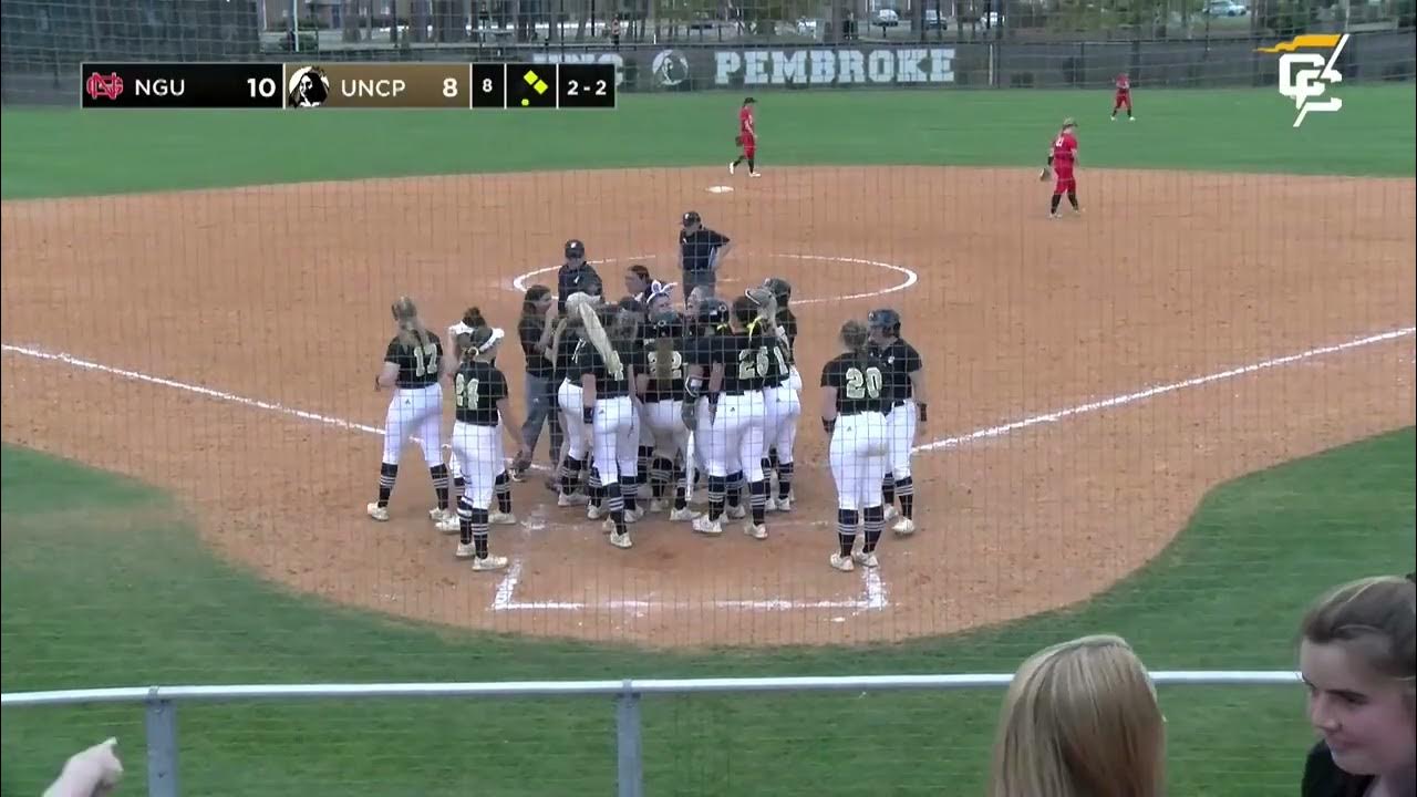 UNCP Softball vs. North Greenville Highlights YouTube