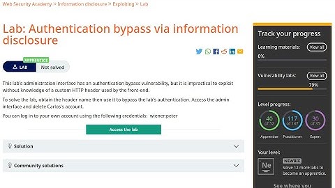 Web Security Academy | Information Disclosure | 4 - Authentication Bypass Via Information Disclosure