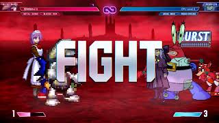 MUGEN: Metal Mario, Metal Sonic & Mech Hisui 404 VS Robo-Len, Robot Krabs & Mega Man