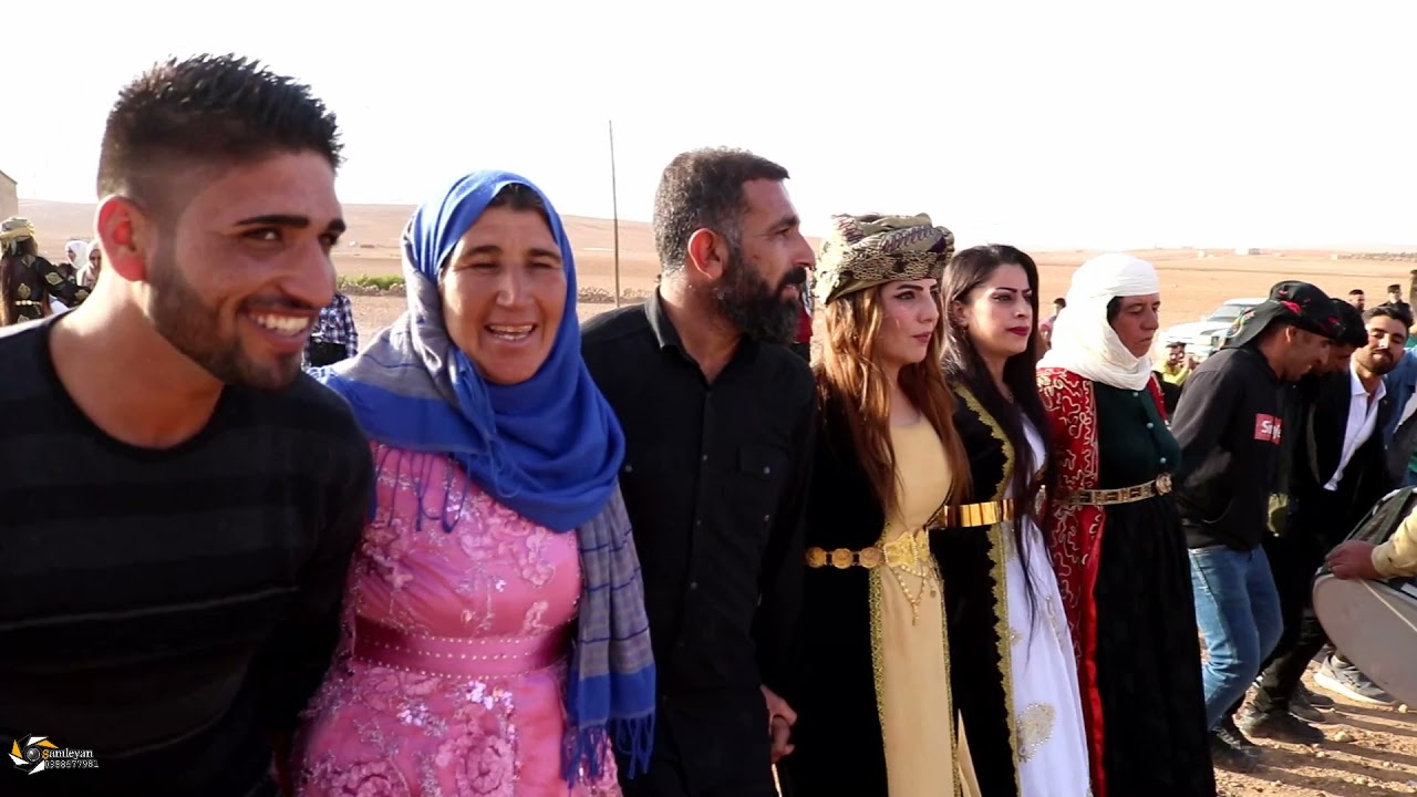 افراح كوباني قرية بغدك (2) مقطع فنان خليل جان عازف حمودة كوجو صوت ارجان فيديو شامليان 0988677981