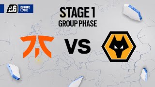 Fnatic vs. Wolves Esports \/\/ Europe League Stage 1 - Day 3 \/\/ 2024