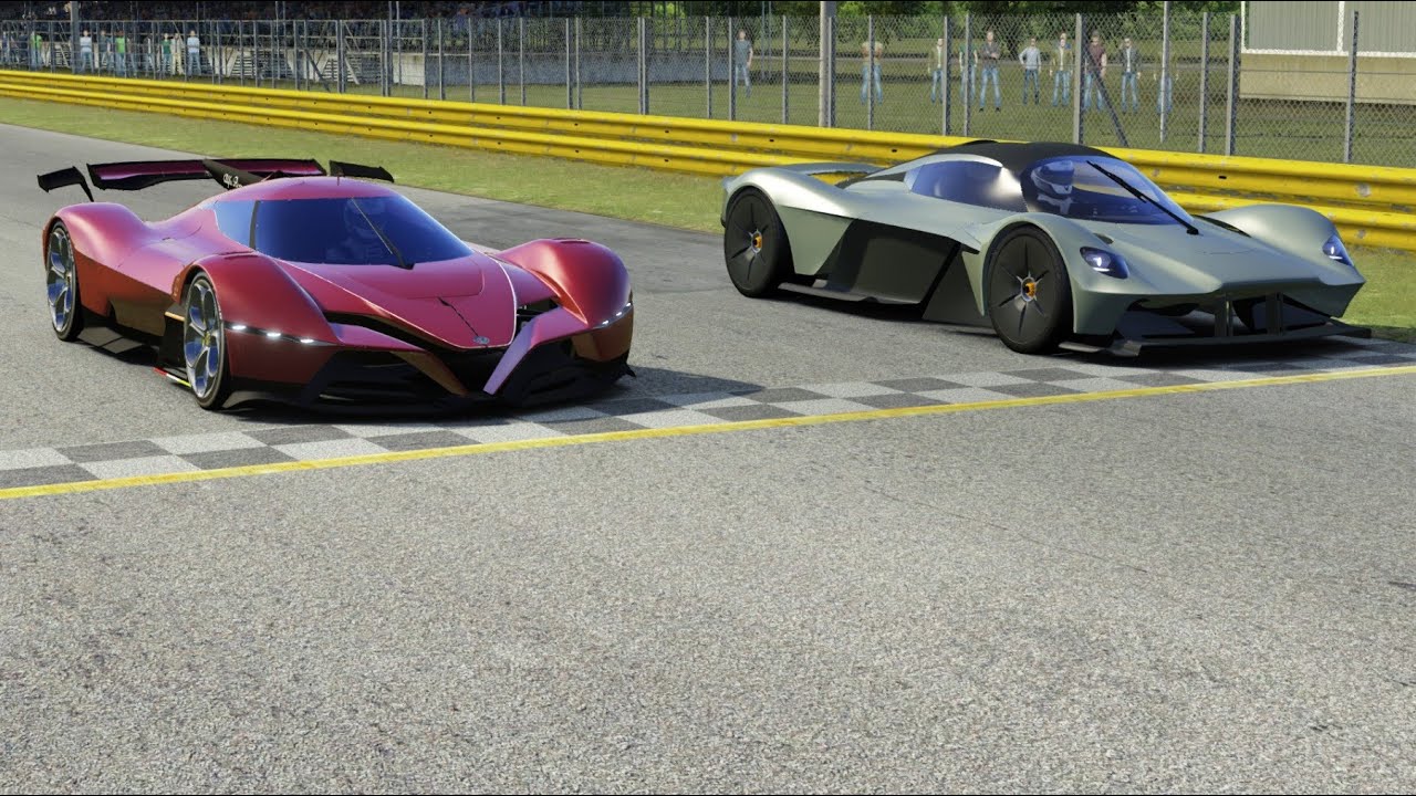 Alfa Romeo 8C-R Tazio vs Bugatti Chiron Super Sport 300+ at Monza Full Course