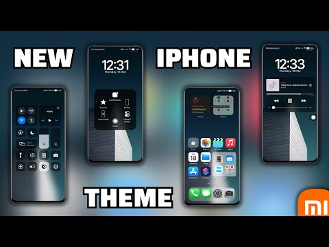 New iPhone Theme With iOS Control Center And Assistive Touch On Xiaomi | I Love Miui