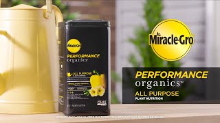 How To Use Miracle-Gro® Performance Organics® All Purpose Plant Nutrition by Miracle-Gro 10,581 views 2 years ago 50 seconds