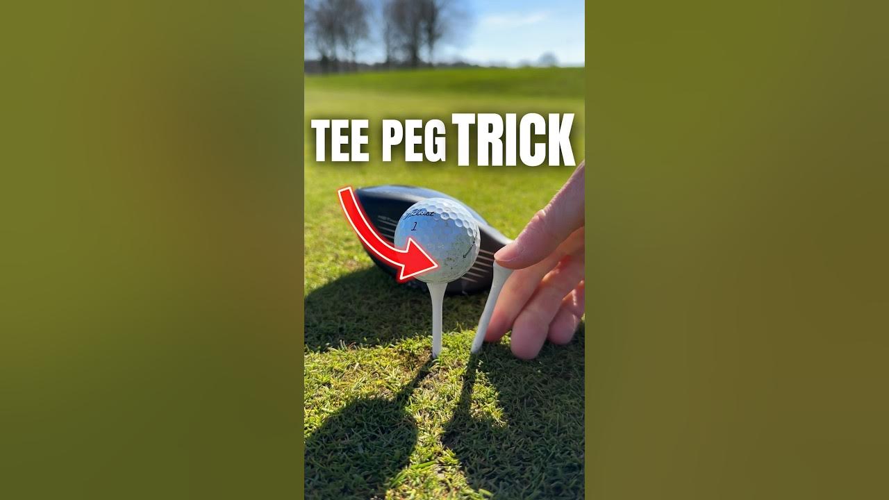 TEE PEG HACK I USE WITH DRIVER! Always find the CENTRE golfswing golf