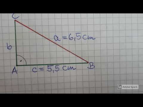 Video: So Berechnen Sie Die Seitenlänge Eines Dreiecks