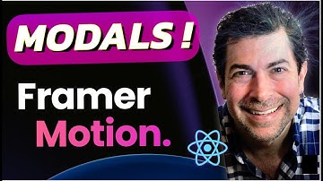 EASY Modal Animations with Framer Motion in React!!!
