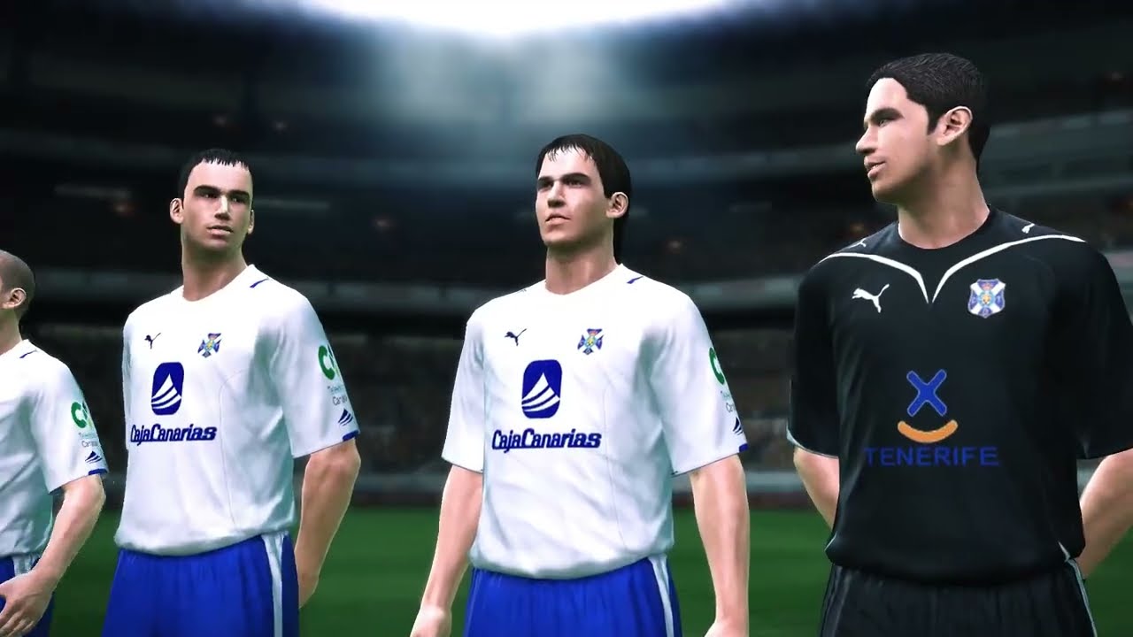 PES 2010 (PC) - CD Tenerife VS Xerez CD - 4K Gameplay Liga BBVA