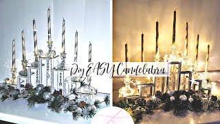 DIY Candelabra + Giveaway | Dollar Tree + items | DIY Candle Holder | DIY Room Decor | Centerpiece