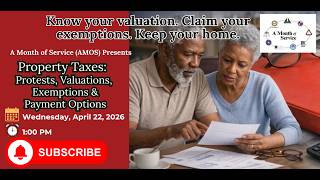 PROPERTY TAXES, EXEMPTIONS & PAYMENT OPTIONS (April 2026)