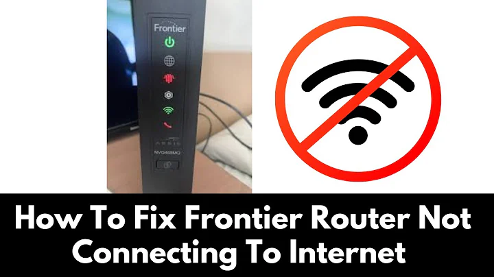 Frontier Router Not Connecting To Internet (FIXED)