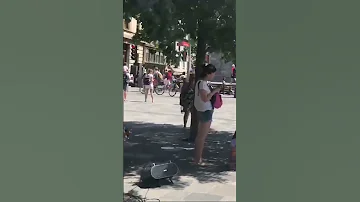 Spanish Guitar Player In Old Montreal 