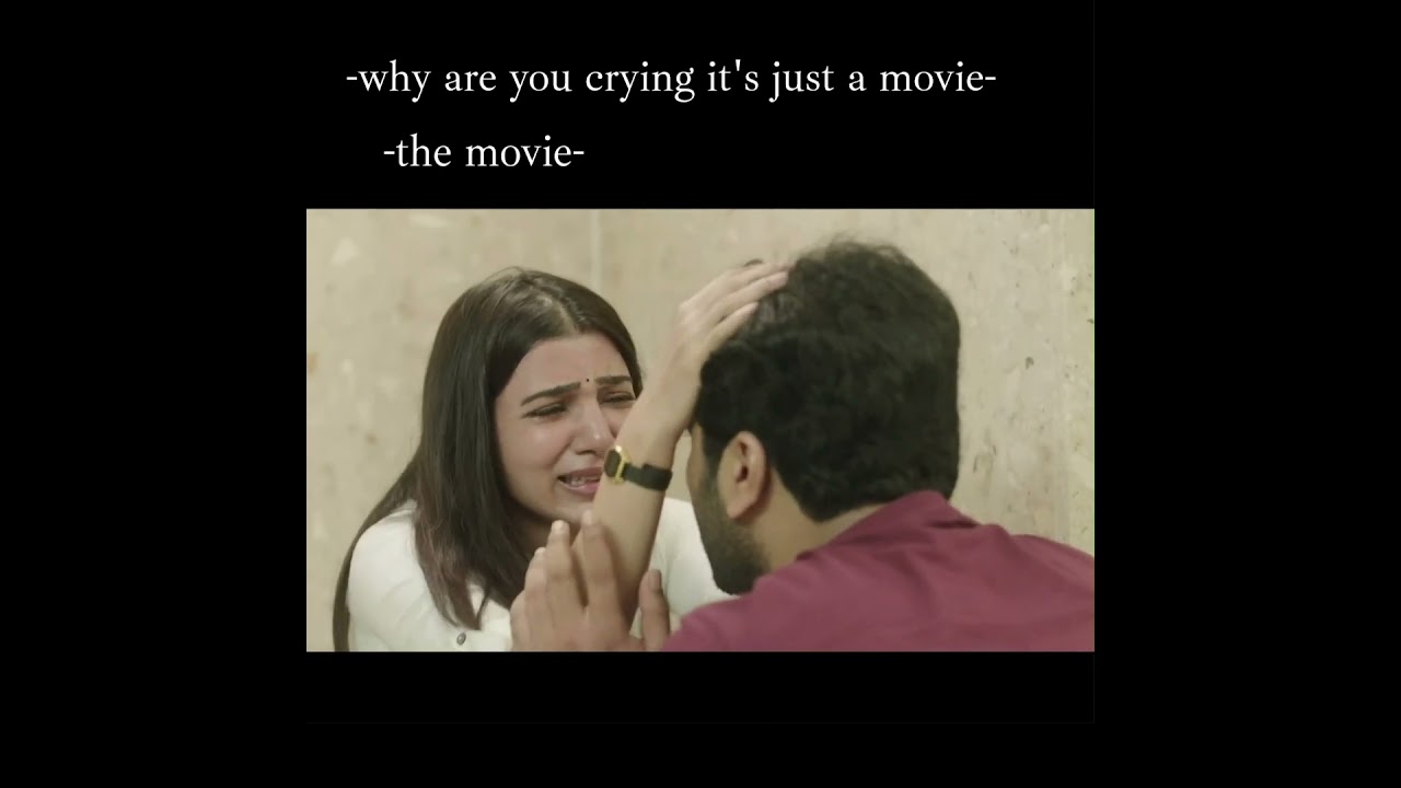 Why are you crying😥 it's just a movie // Jaanu Movie Edit // M AND S MUSIC 