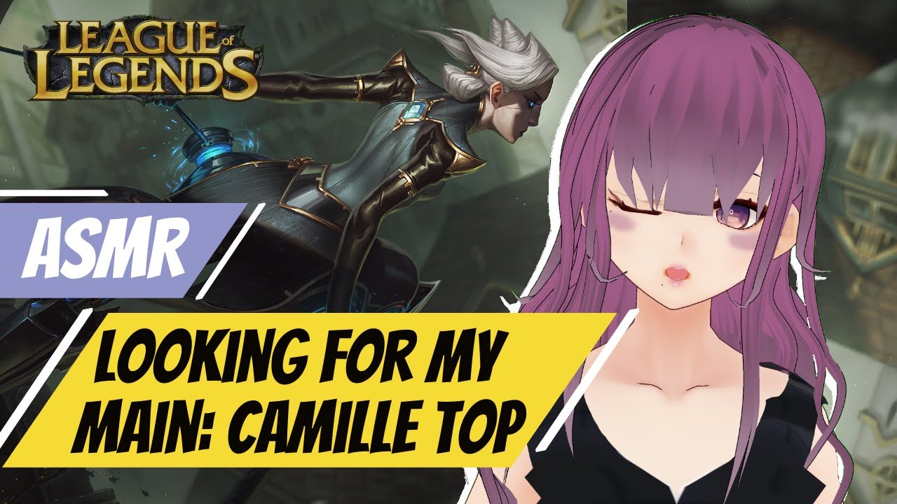 [ASMR Gaming] Looking for my Main | League of Legends Camille Top [Whispering | Paper Bag Sound]