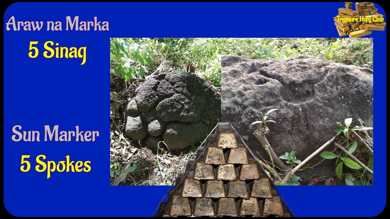 Sun Marker with 5 Spokes (Araw ng Markang may 5 na mga Sinag) - Philippine Treasure Hunting