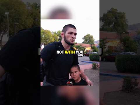 Why Did Khabib Refuse To Take A Picture With This Fan? 🦅📸 thumbnail
