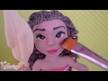 moana vaiana cake topper fondant tutorial oceania pasta di zucchero torta