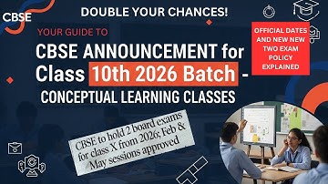 CBSE Class 10th 2026 Board Exams: All You Need to Know About the NEW System#viral #trending #video