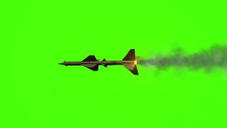 Missile Green Screen Chroma Key Full 1080P Hd