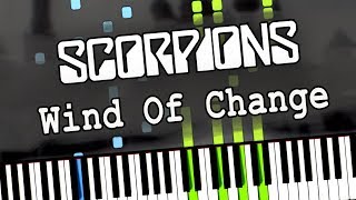 Scorpions - Wind Of Change Piano Tutorial (Sheet Music + midi) Syntheia cover