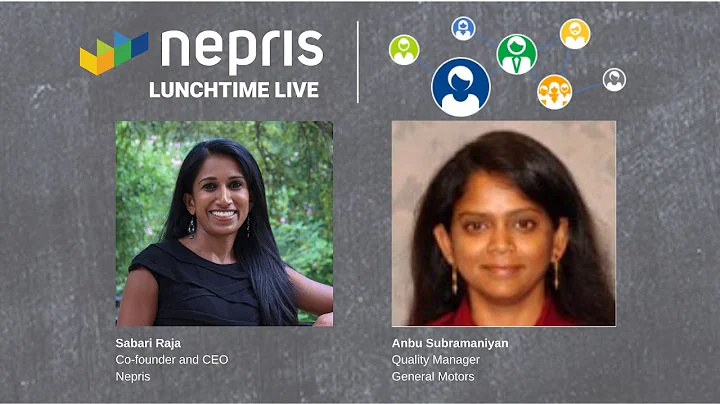 Lunchtime LIVE with Sabari Raja and special guest Anbu Subramaniyan from General Motors