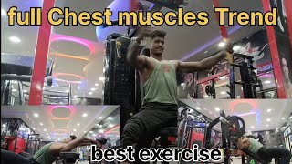 #Chest muscles Trend#best exercise in chest@ranjeetkashyap7232#bodybuilding#gymlife