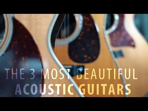 The 3 most beautiful guitars in the world!