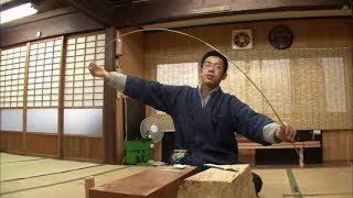 Pengrajin Ahli Bambu Sangat Terampil Spesialis Membuat 'Tongkat Pancing Kishu (Kishu Herazao)