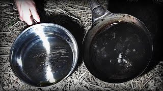 Life of a Woodsman - Seasoning a Skillet For Non-Stick Cooking