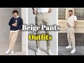 10 ways to style beige pants 2024  twosidesofstyle