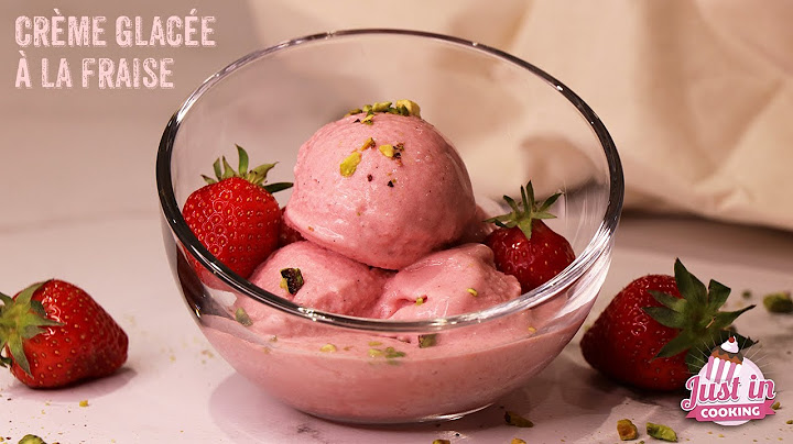 Recette de Crème Glacée à la Fraise
