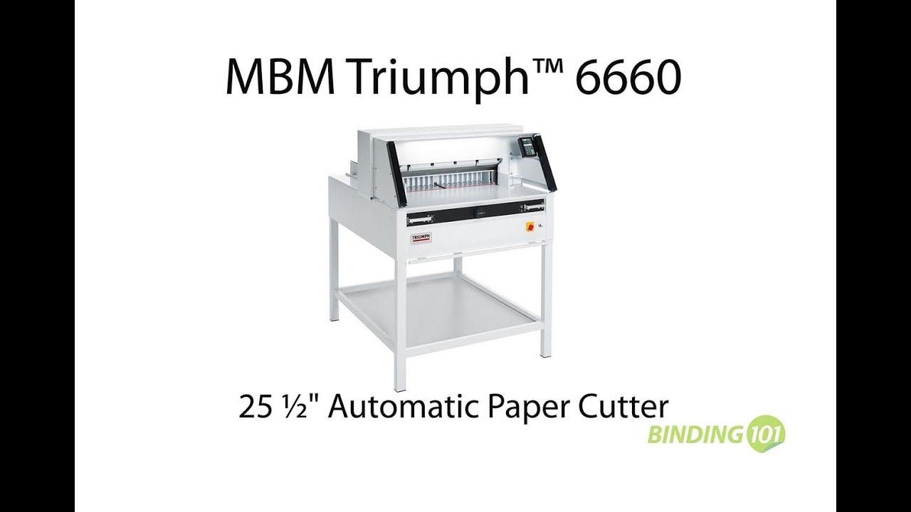 Triumph 6660 Programmable Paper Cutter – Mid-State Litho, Inc