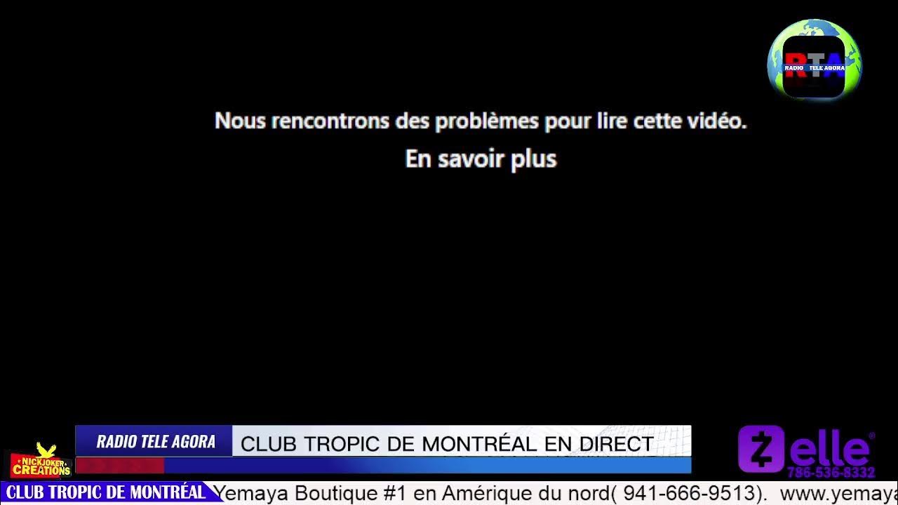 Nous Rencontrons Des Problèmes Pour Lire Cette Vidéo EN DIRECT - CONCERT 60EME ORCHESTRE TROPICANA DHAITI DIMANCHE 13 AOUT 2023  - YouTube