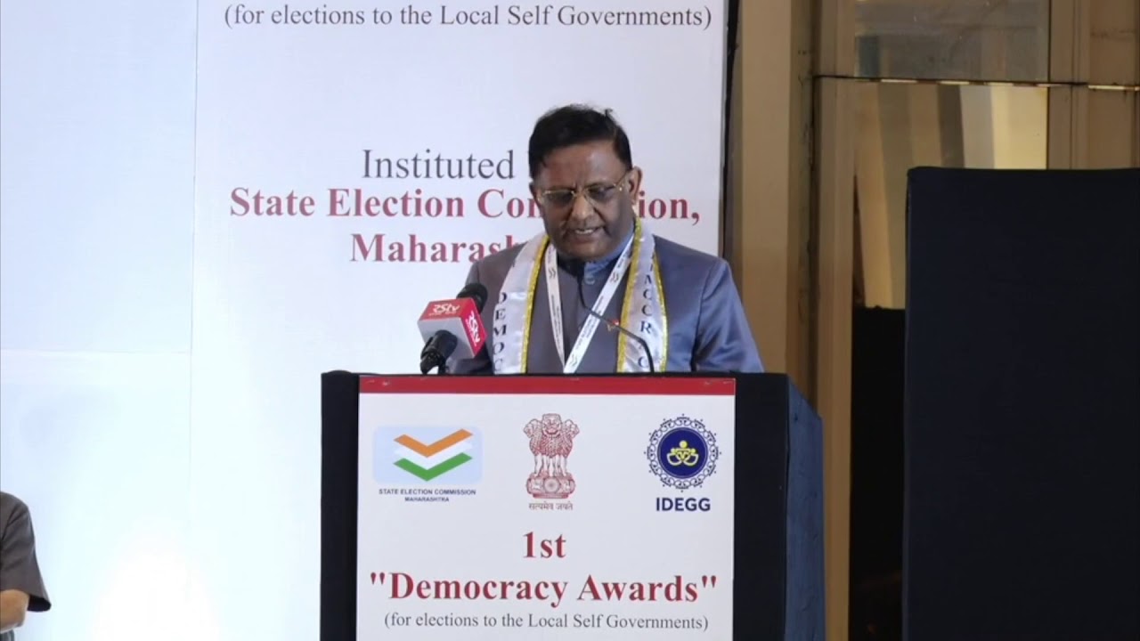 Highlights of Hon'ble State Election Commissioner Shri J.S. Saharia at Democracy Awards