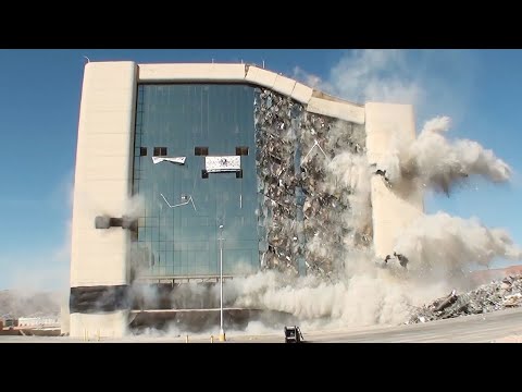 Extreme Fastest Building Demolition Compilation   Construction Demolitions With Industrial Explosive