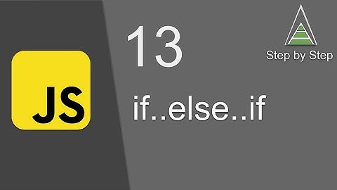 JavaScript Beginners Tutorial 13 | If Else If-instructies
