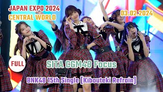 [FULL | FANCAM | SITA CGM48 Focus - 03.02.2024] BNK48 15th Single - JAPAN EXPO 2024 @CENTRAL WORLD