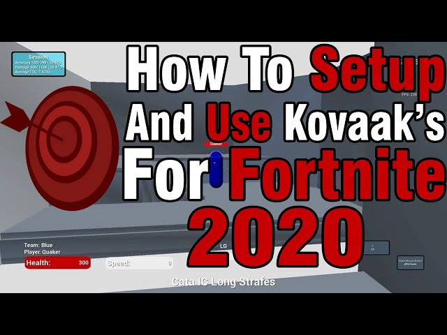 Kovaaks in Fortnite! Advanced Aim Trainer with tracking/stationary