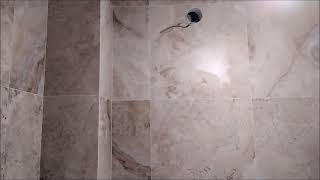 Ремонт в ванной. Укладка керамогранита 60/60 на стены. Укладка керамогранита ГРАНИТЕЯ.