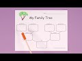 1 Child Family Tree Worksheet