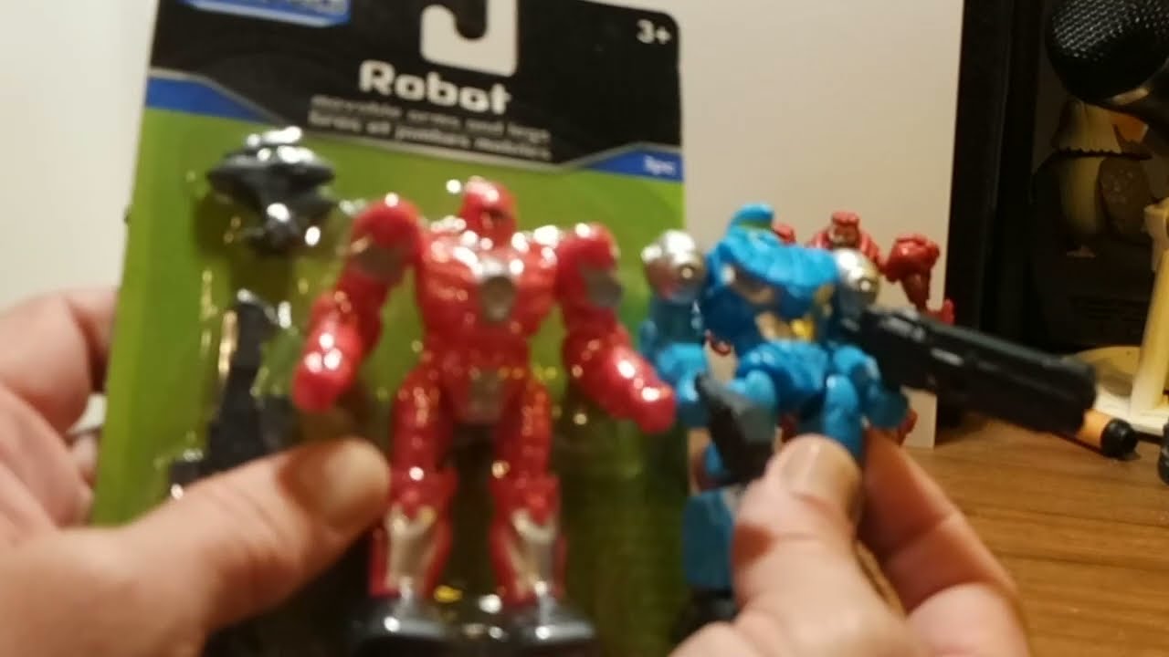 Dollar Tree "Robot" compared with Hap P Kid MARS robots