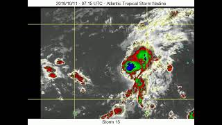 2018 Atlantic Hurricane Season: Tracked Storm 15 - Tropical Storm Nadine