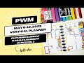 Plan with Me- May 6-12, 2024- Vertical Planner