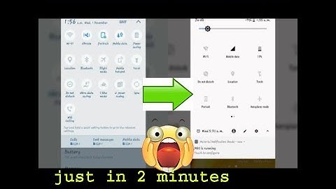 How To Change Notification Pannel On Any Andriod To Oreo 8.0 [no root] 100% working