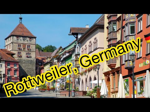 Rottweil City in Germany | Stadt der Türme | SIGHTSEEING : Walk Tour Rottweil | Baden-Württemberg.