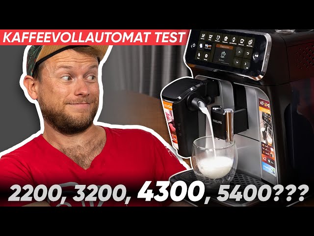 Philips LatteGo 4300 im Test | Unterschied zum 2200, 3200 und 5400 - YouTube | Kaffeevollautomaten